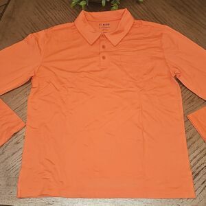Long Sleeve Quick Dry Polo Shirt Size XL boys NWOT